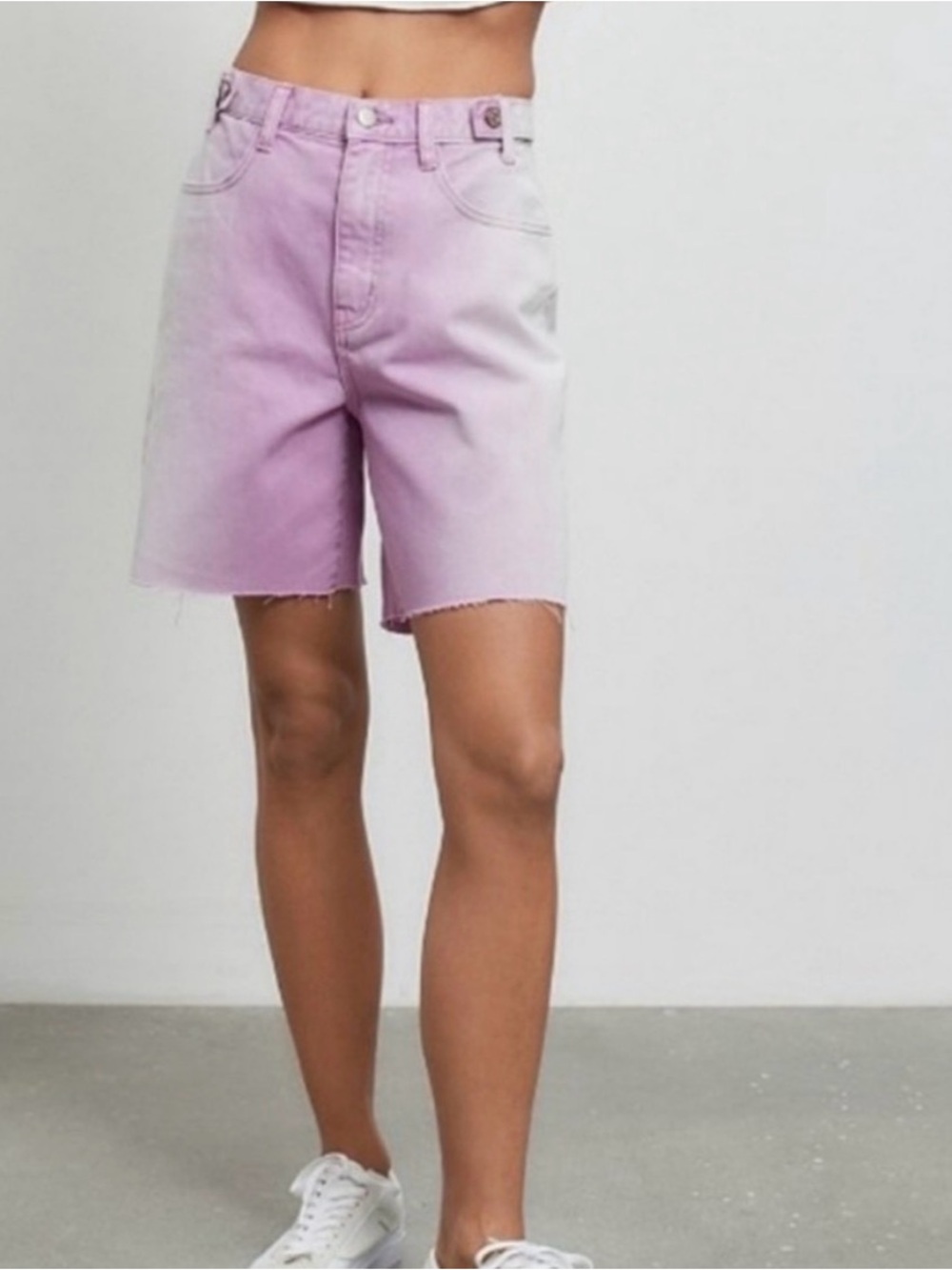 BDG urban outfitters Pastel Purple Longline carpenter Shorts